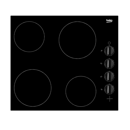 Plaque vitrocéramique Beko 60 cm