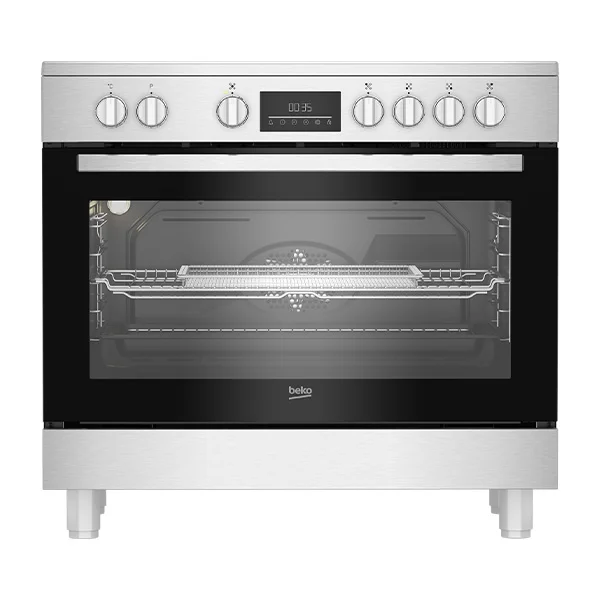 cuisinière vitrocéramique 90 cm Beko